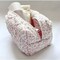 Kitcheniva Quilted Puffy Floral Makeup Bag with Zipper Closure